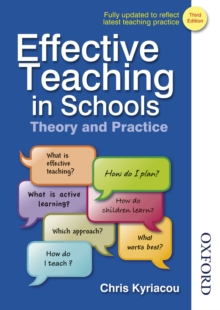 Image for Effective teaching in schools: theory and practice