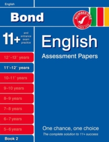 Image for Bond English Assessment Papers 11+-12+ Years Book 2