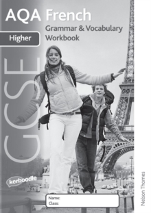 Image for AQA GCSE French Higher Grammar and Vocabulary Workbook Pack (X8)