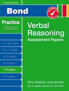 Image for Bond verbal reasoning assessment papers7-8 years
