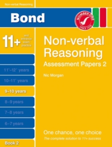 Image for Bond Assessment Papers Non-Verbal Reasoning 9-10 Yrs Book 2