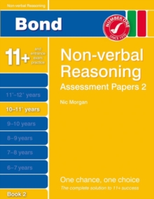 Image for Bond Assessment Papers Non-Verbal Reasoning 10-11+ Yrs Book 2
