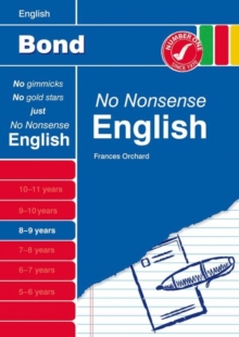 Image for Bond No Nonsense English: 8-9 Years