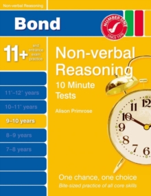 Image for Bond 10 Minute Tests Non-Verbal Reasoning 9-10 Yrs