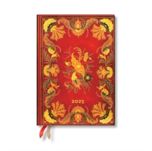 Image for Fiammetta (Midi 12-month Horizontal Hardback Dayplanner 2025 (Elastic Band Closure)