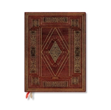 First Folio (Shakespeare’s Library) Ultra 12-month Horizontal Hardback Dayplanner 2025 (Elastic Band Closure)