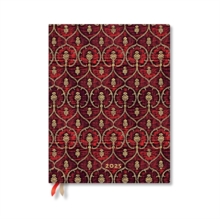 Image for Red Velvet Ultra 12-month Vertical Softcover Flexi Dayplanner 2025 (Elastic Band Closure)