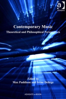 Image for Contemporary music: theoretical and philosophical perspectives