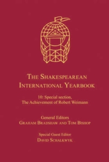 Image for The Shakespearean international yearbook.: (The achievement of Robert Weimann.)