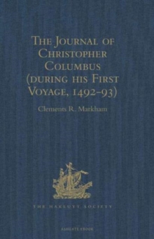 Journal of Christopher Columbus (during his First Voyage, 1492-93)