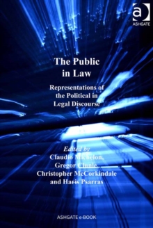 Image for The public in law: representatives of the political in legal discourse