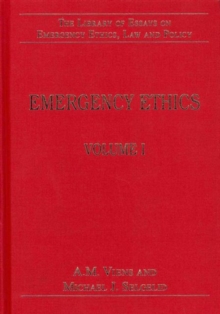 Image for The library of essays on emergency ethics, law and policy