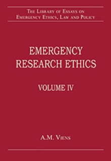 Image for Emergency Research Ethics