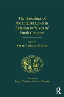 Hardships of the English Laws in Relation to Wives by Sarah Chapone