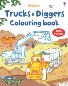 Image for First Colouring Book Trucks and Diggers + stickers
