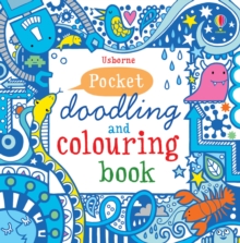 Image for Blue Pocket Doodling & Colouring Book