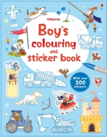 Image for Boy's Colouring and Sticker Book