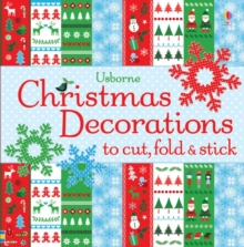 Image for Christmas decorations to cut, fold & stick