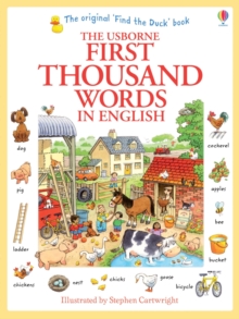 Image for The Usborne first thousand words in English