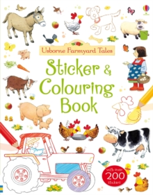 Image for Farmyard Tales Colouring and Sticker Book