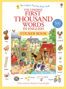 Image for First Thousand Words in English Sticker Book