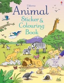 Image for Animal Sticker and Colouring Book
