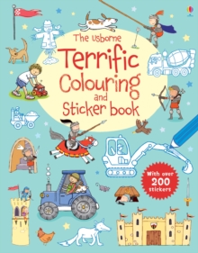 Image for Usborne Terrific Colouring and Sticker Book