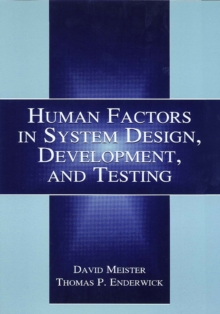 Image for Human factors in system design, development, and testing