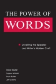 Image for The Power of Words: Unveiling the Speaker and Writer's Hidden Craft