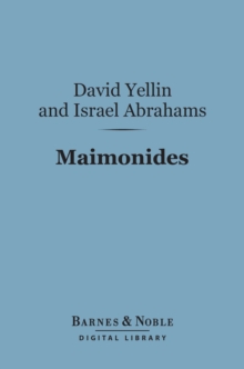 Image for Maimonides (Barnes & Noble Digital Library)
