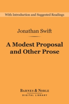 Image for Modest Proposal and Other Prose (Barnes & Noble Digital Library)
