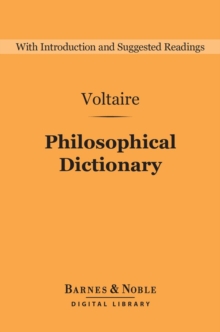 Image for Philosophical Dictionary (Barnes & Noble Digital Library)