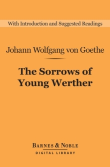 Image for Sorrows of Young Werther (Barnes & Noble Digital Library)