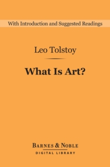 Image for What Is Art? (Barnes & Noble Digital Library)