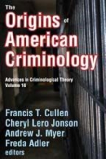 Image for The Origins of American Criminology