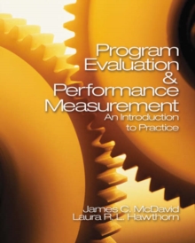 Image for Program Evaluation and Performance Measurement