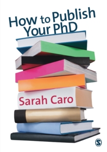 How to Publish Your PhD