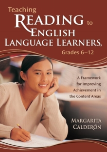 Image for Teaching Reading to English Language Learners, Grades 6-12
