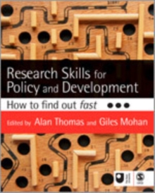 Research Skills for Policy and Development