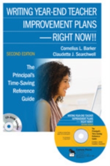 Image for Writing year-end teacher improvement plans - right now!  : the principal's time-saving reference guide