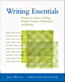 Image for Writing essentials : exercises to improve spelling, sentence structure, punctuation, and writing