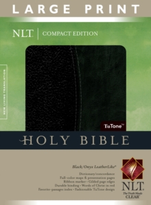 Image for NLT Compact Edition Bible Large Print, Black/Onyx, Indexed
