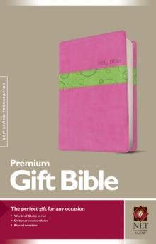 NLT Premium Gift Bible, Bubblegum/Pistachio