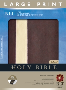 Image for NLT Premium Slimline Reference Bible, Large Print Tutone