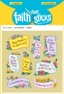 Image for Scroll Mottos - Faith That Sticks Stickers