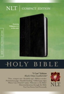 Image for Compact Edition Bible NLT, TuTone (LeatherLike, Black/Onyx)