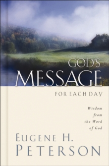 Image for God's message for each day: wisdom from the Word of God