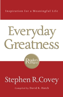 Image for Everyday greatness: inspiration for a meaningful life