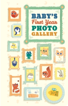 Baby's First Year Photo Gallery:Album with 12 Monthly Photo Cards