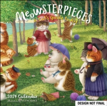 Image for Meowsterpieces 2024 Wall Calendar